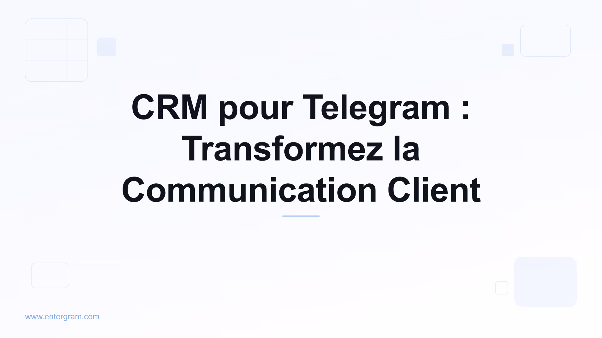Card image for CRM pour Telegram : Transformez la Communication Client