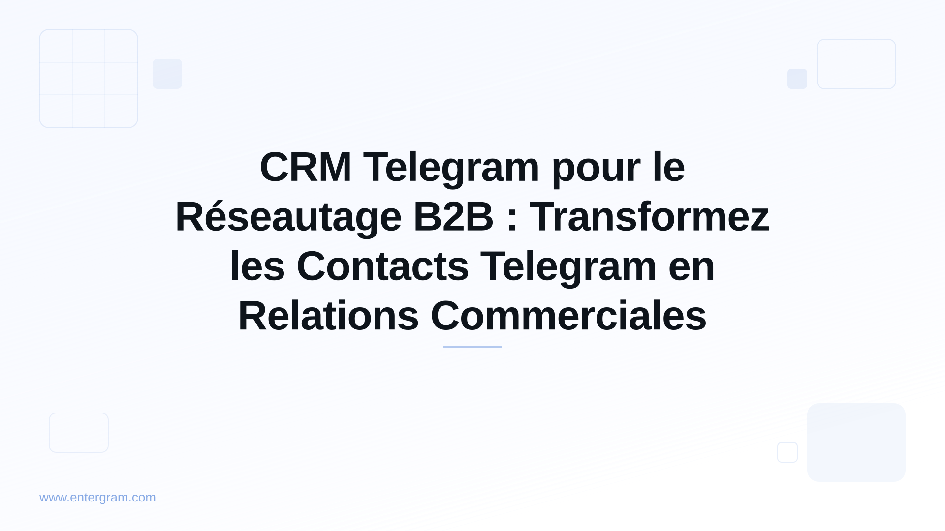 Card image for CRM Telegram pour le Réseautage B2B : Transformez les Contacts Telegram en Relations Commerciales