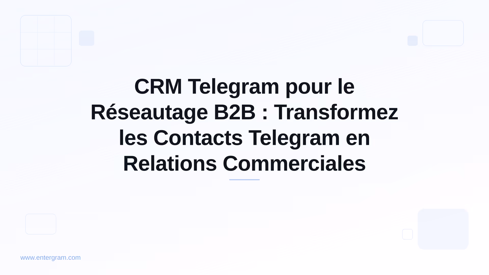 Card image for CRM Telegram pour le Réseautage B2B : Transformez les Contacts Telegram en Relations Commerciales