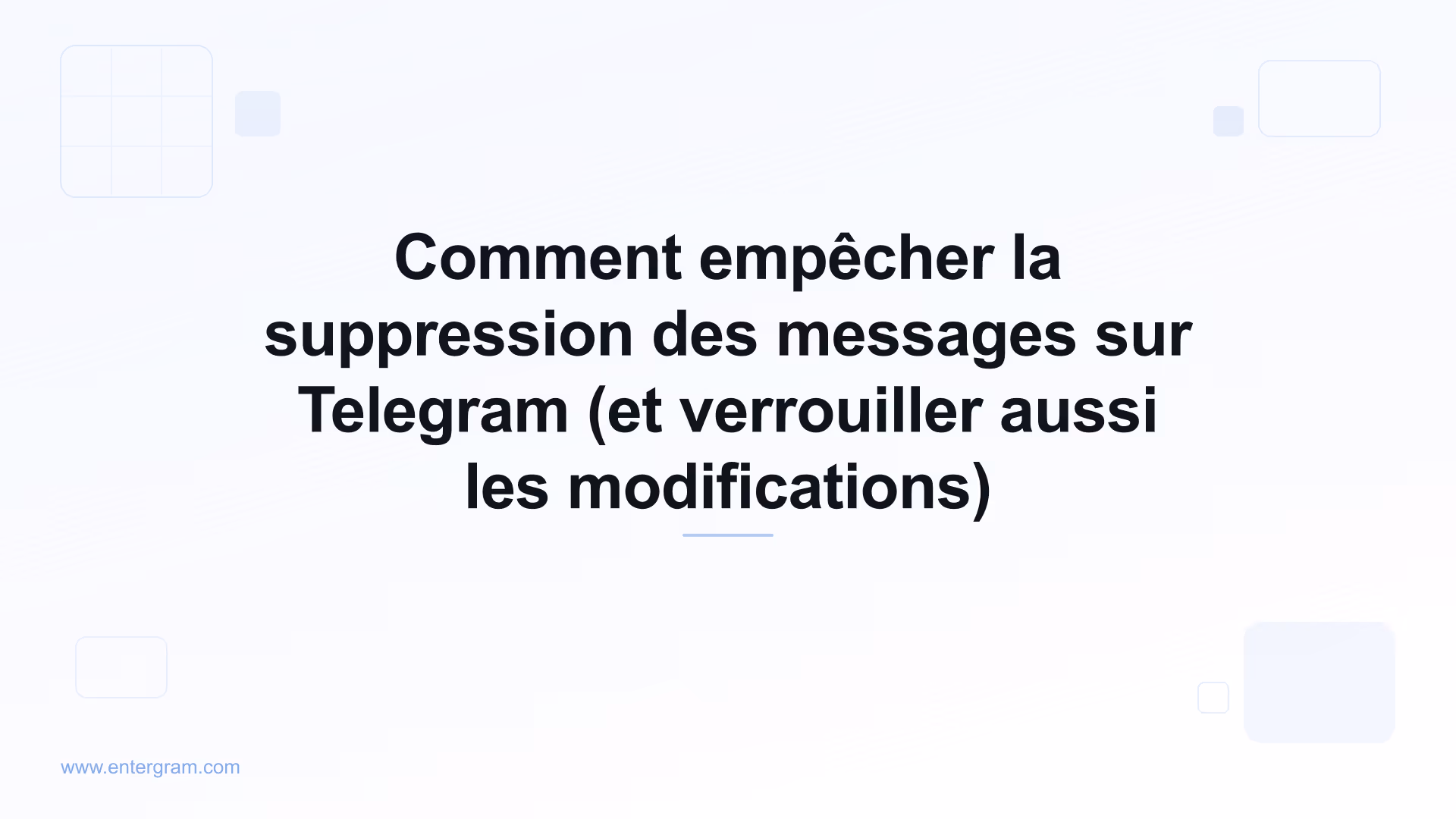 Paramètre d'espace de travail Telegram qui empêche les membres de l'équipe de supprimer ou de modifier les messages