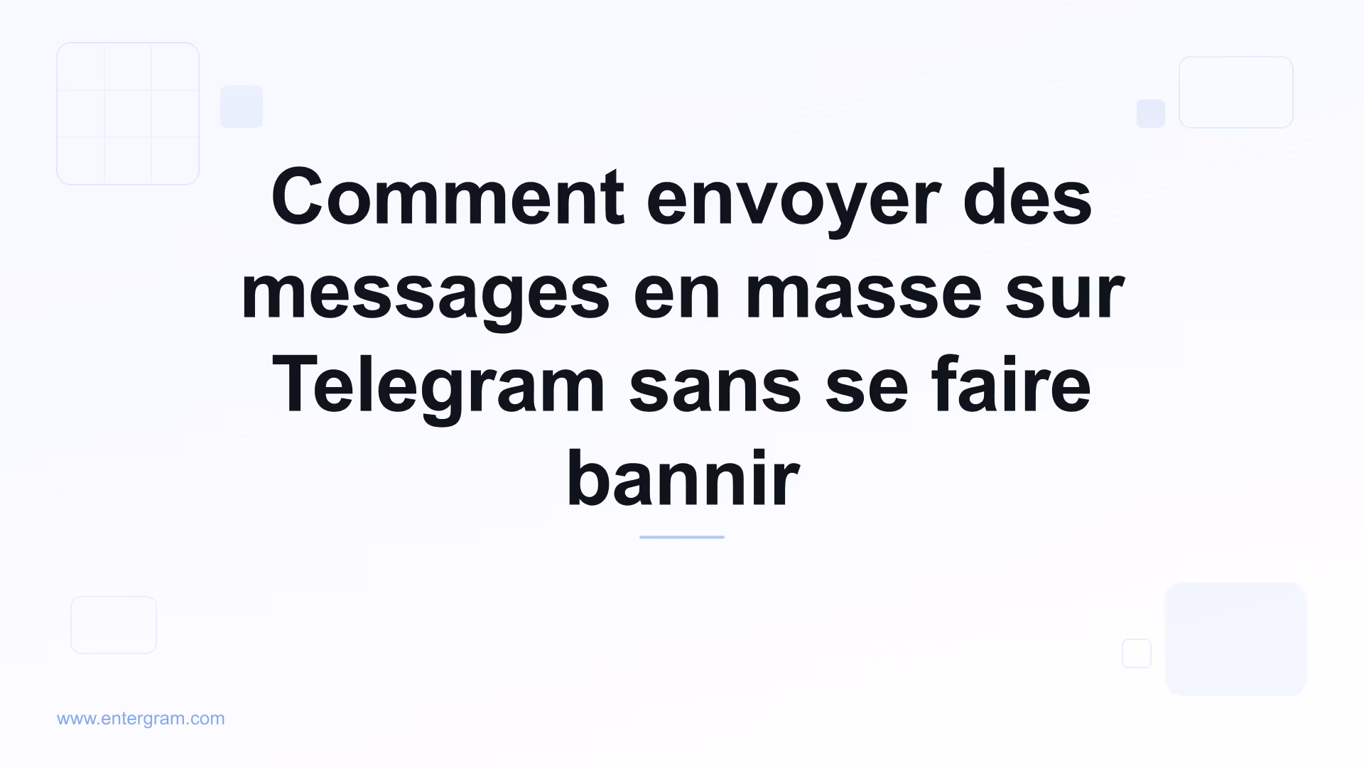 Envoyer des messages en masse sur Telegram en toute sécurité