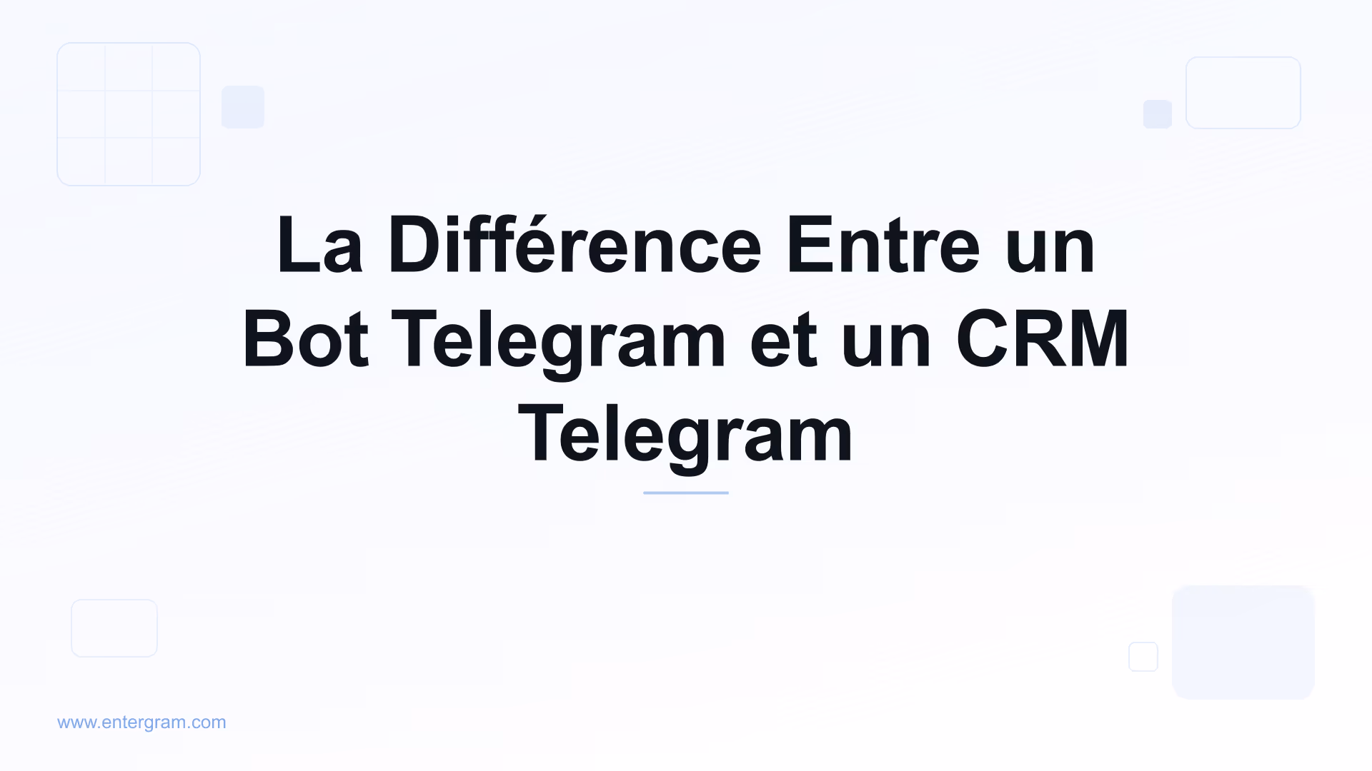 Card image for La Différence Entre un Bot Telegram et un CRM Telegram