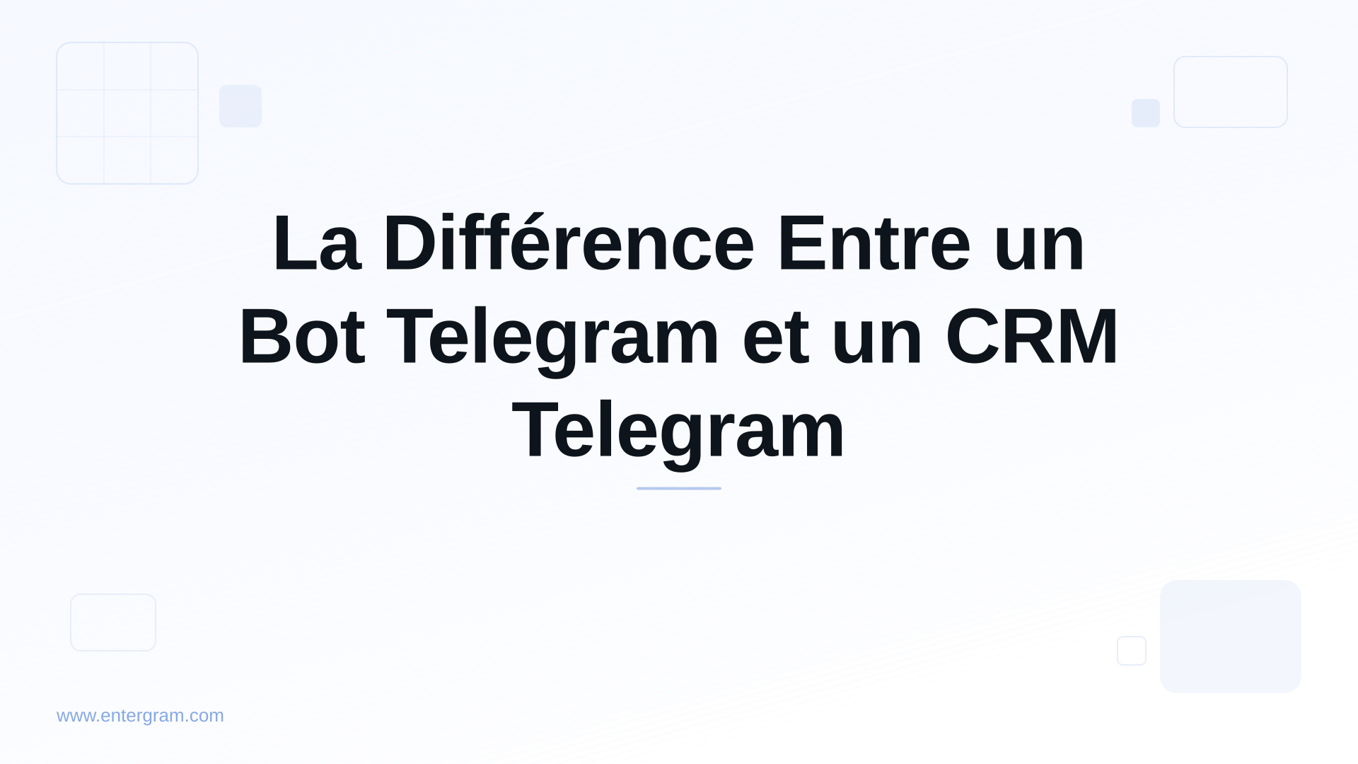 Card image for La Différence Entre un Bot Telegram et un CRM Telegram