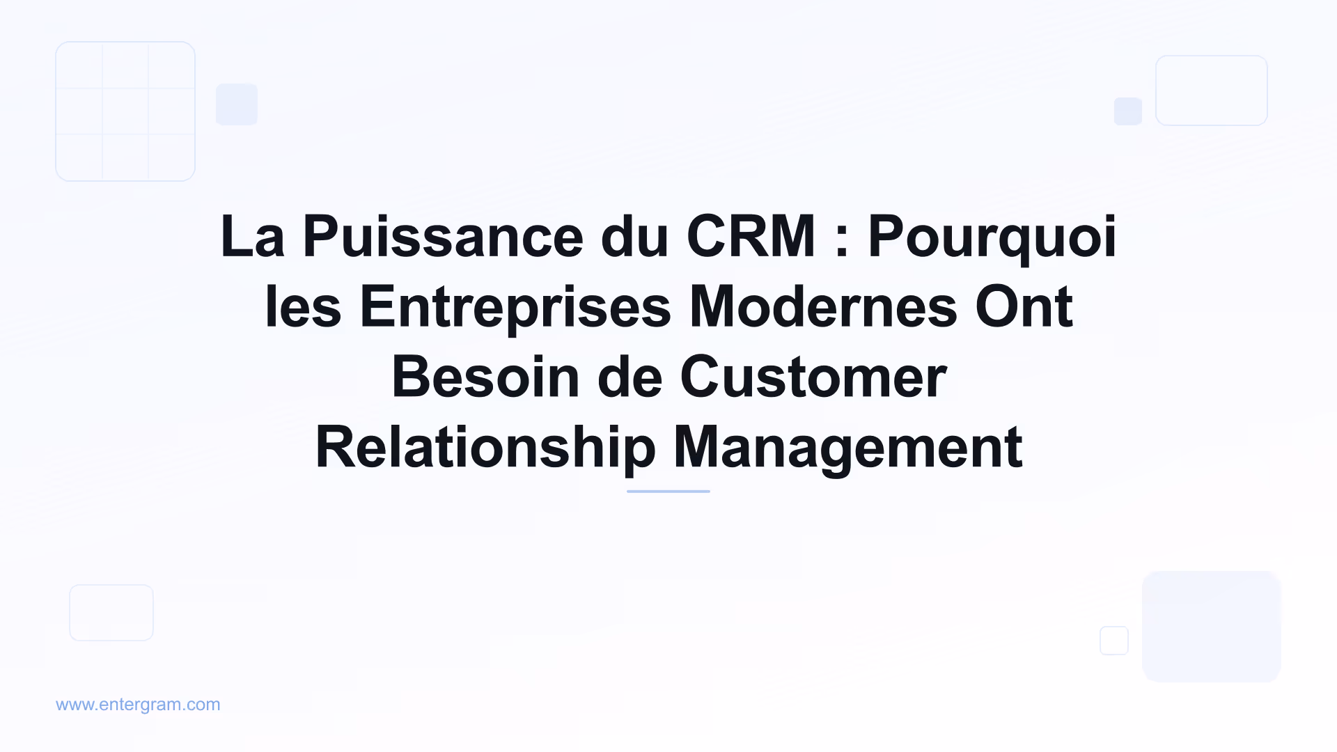 Card image for La Puissance du CRM : Pourquoi les Entreprises Modernes Ont Besoin de Customer Relationship Management