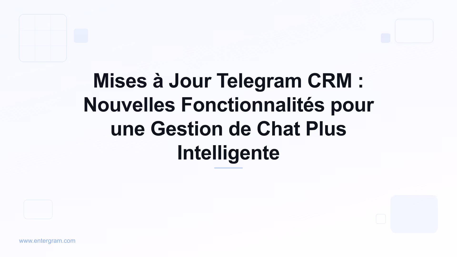 Card image for Mises à Jour Telegram CRM : Nouvelles Fonctionnalités pour une Gestion de Chat Plus Intelligente