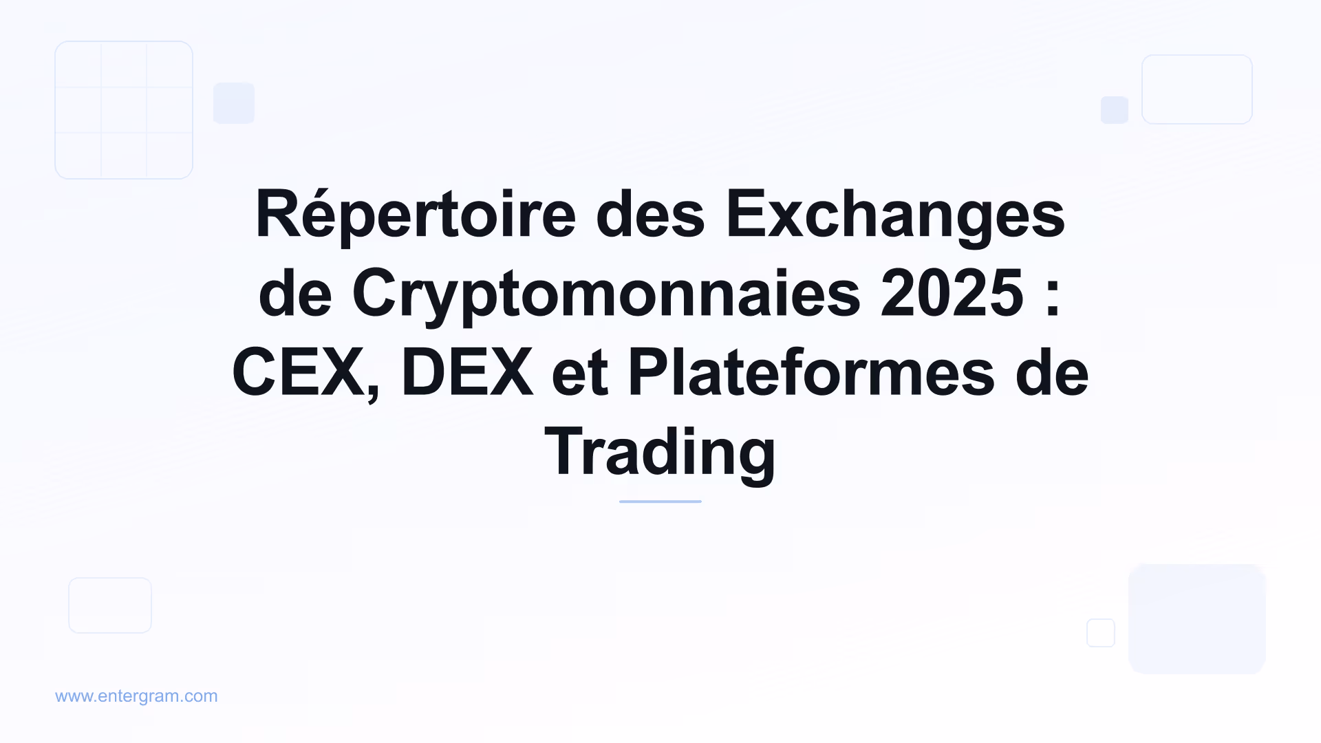 Card image for Répertoire des Exchanges de Cryptomonnaies 2025 : CEX, DEX et Plateformes de Trading