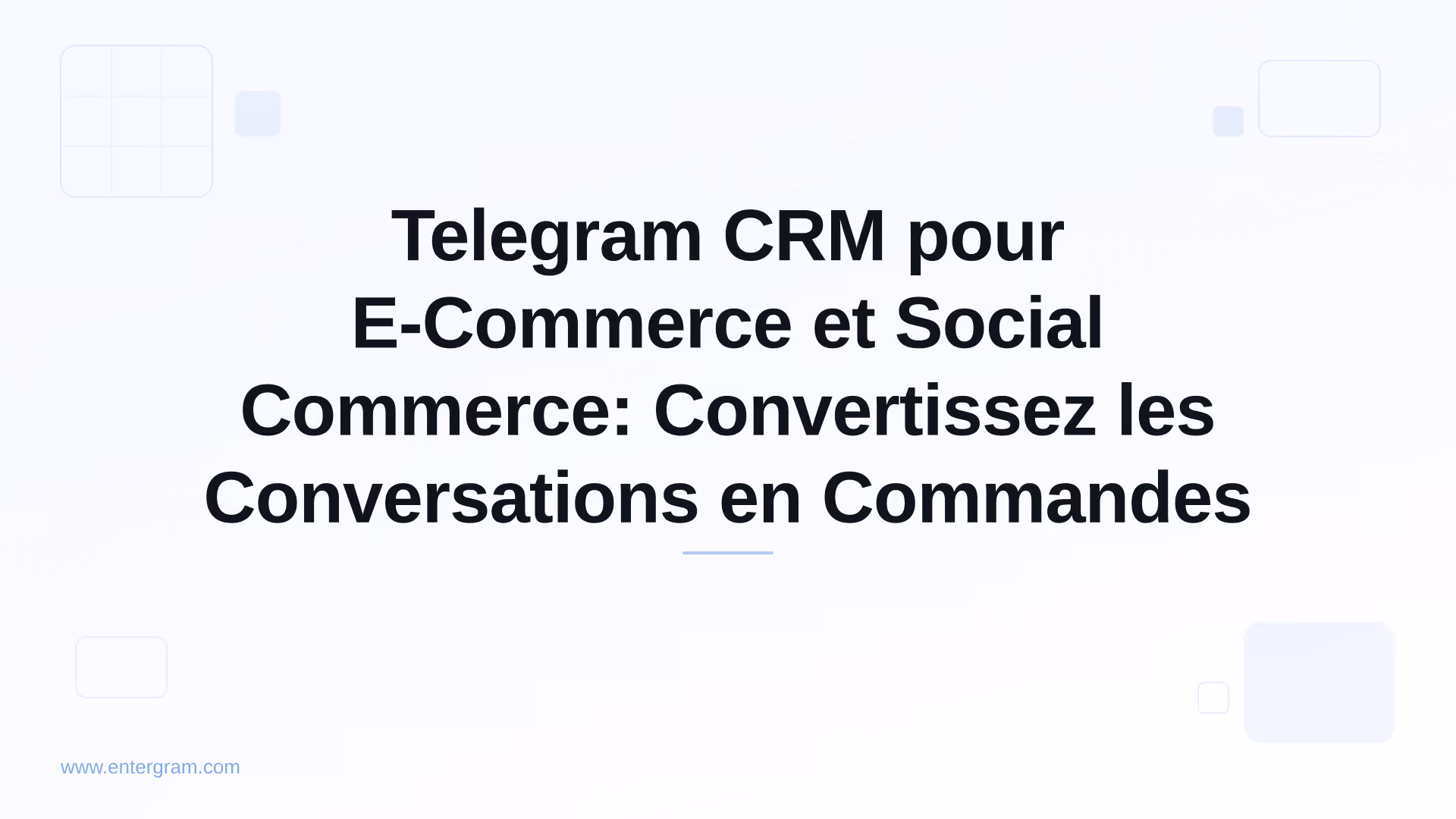 Card image for Telegram CRM pour E-Commerce et Social Commerce: Convertissez les Conversations en Commandes