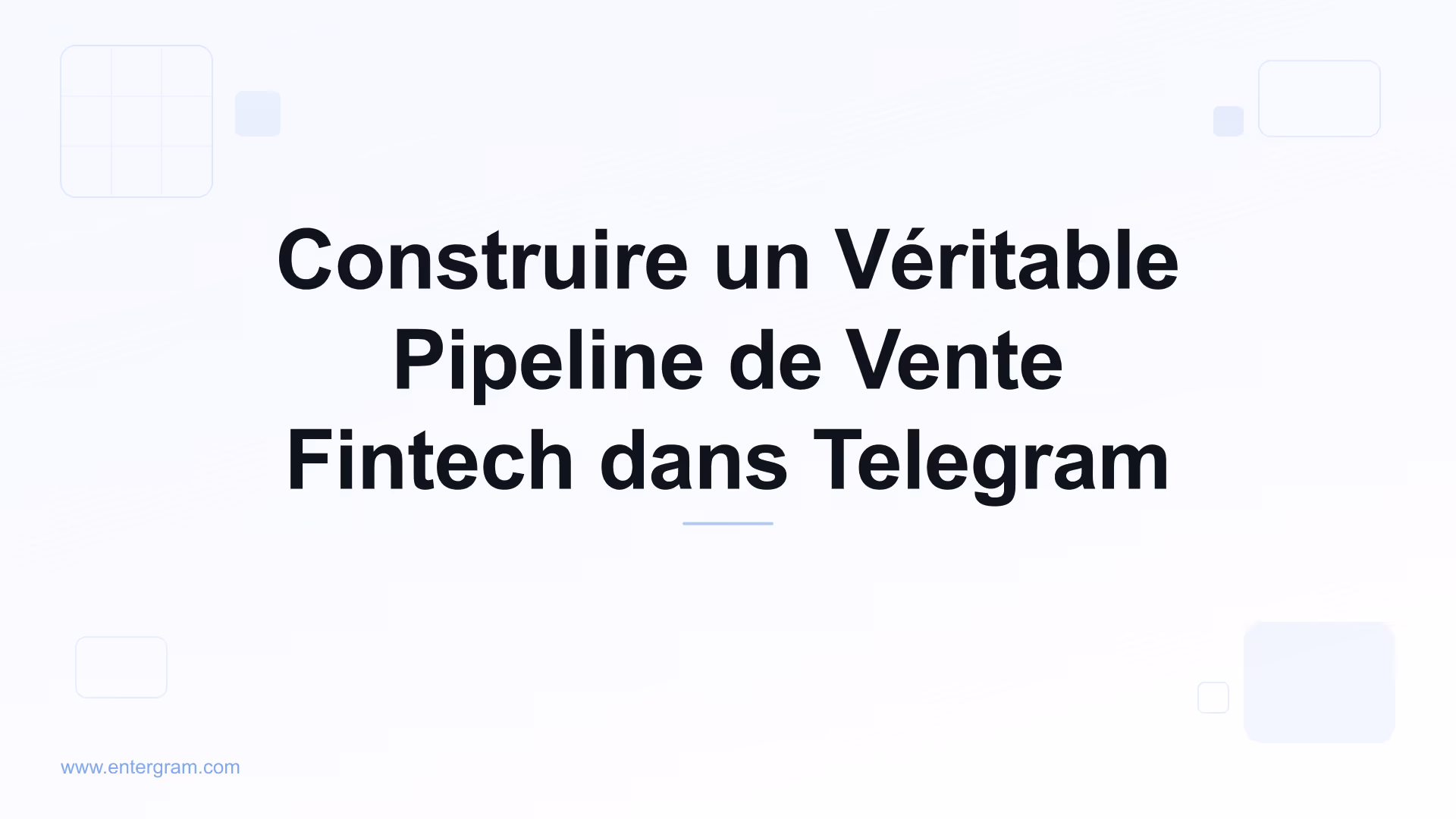 Card image for Telegram CRM pour Équipes de Vente Fintech : Construire un Pipeline Réel sans Quitter Telegram