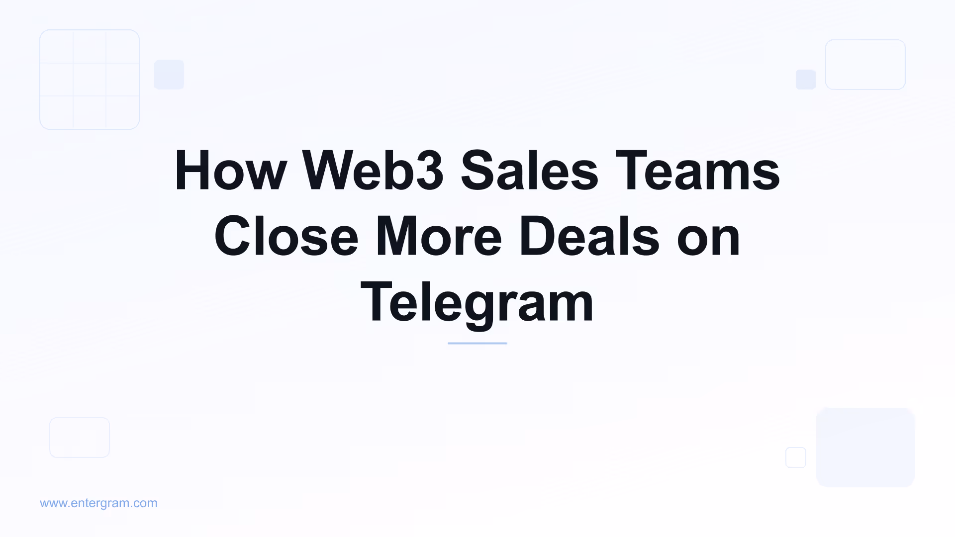 Card image for How Web3 Sales Teams Close More Deals on Telegram