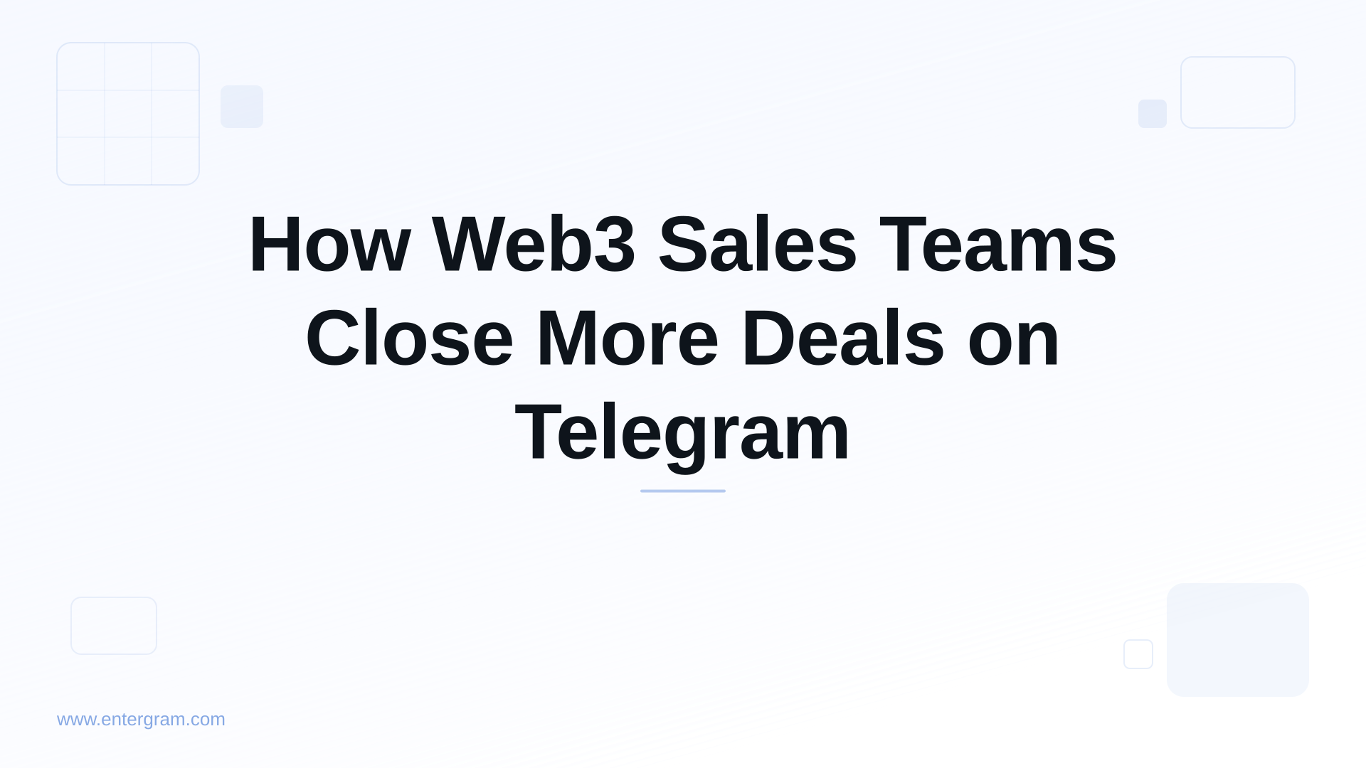 Card image for How Web3 Sales Teams Close More Deals on Telegram