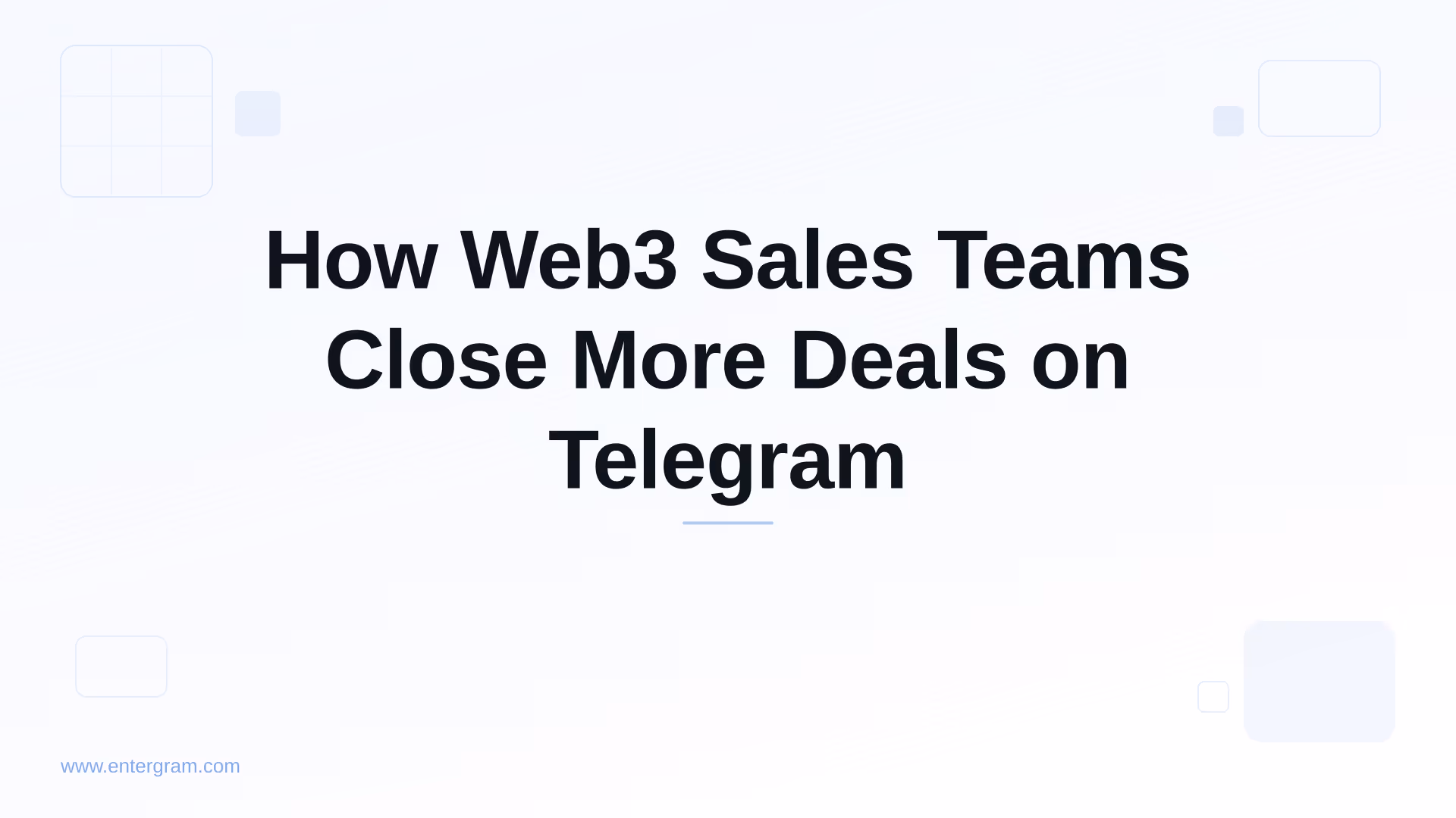 Card image for How Web3 Sales Teams Close More Deals on Telegram