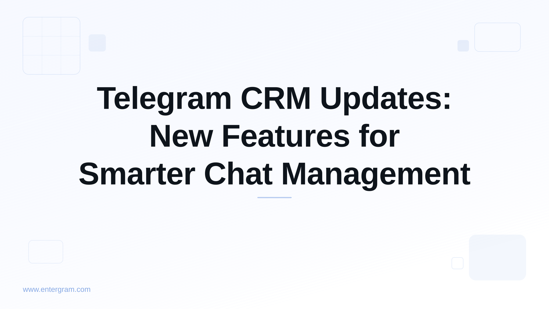 Card image for Telegram CRM Updates: New Features for Smarter Chat Management