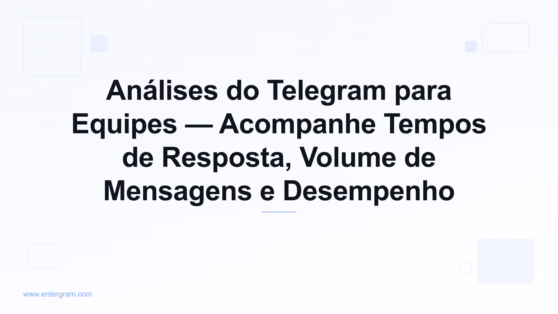 Painel de análises do Telegram para equipes