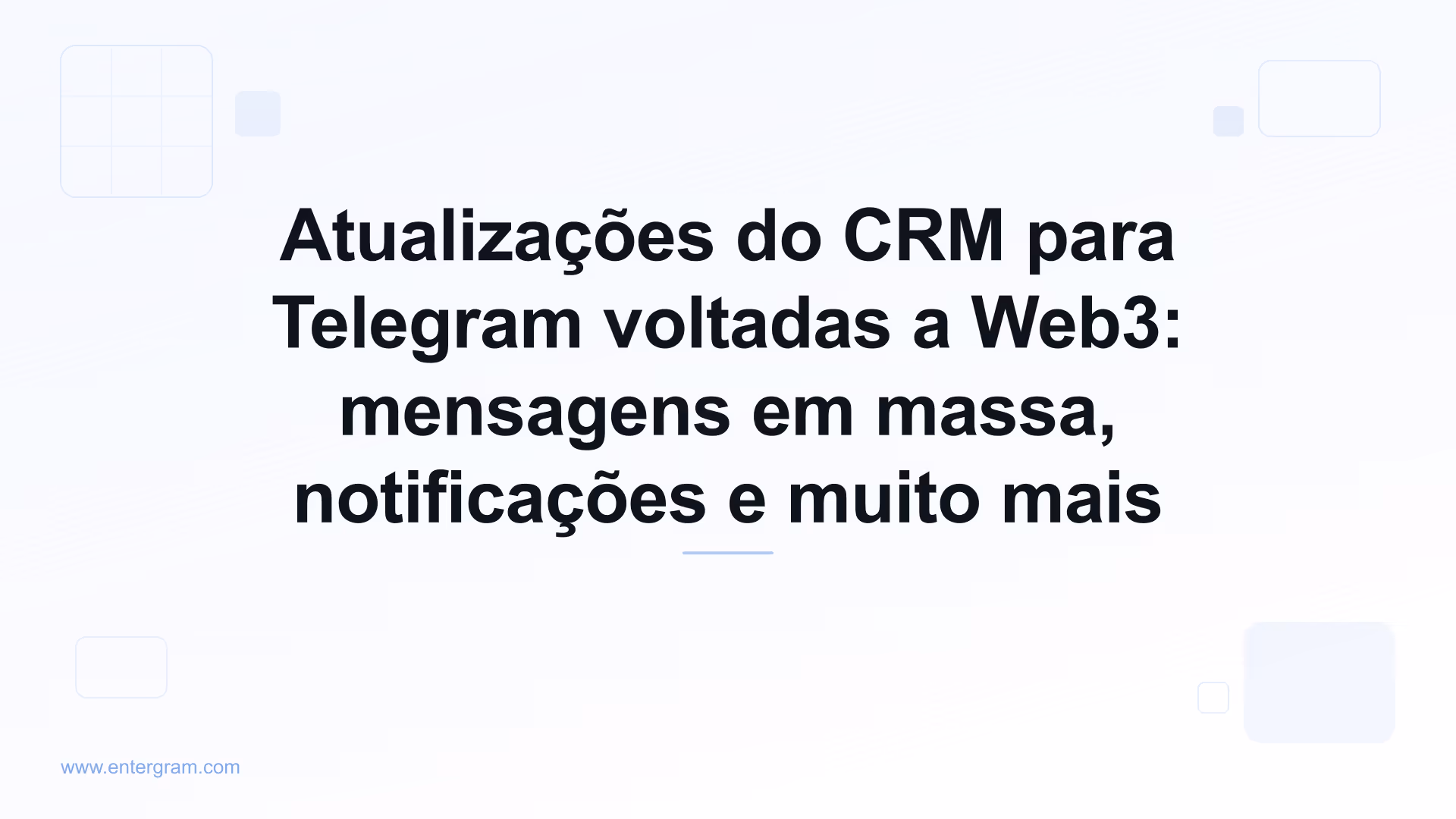 Imagem de capa para Atualizações do CRM para Telegram voltadas a Web3: mensagens em massa, notificações e muito mais