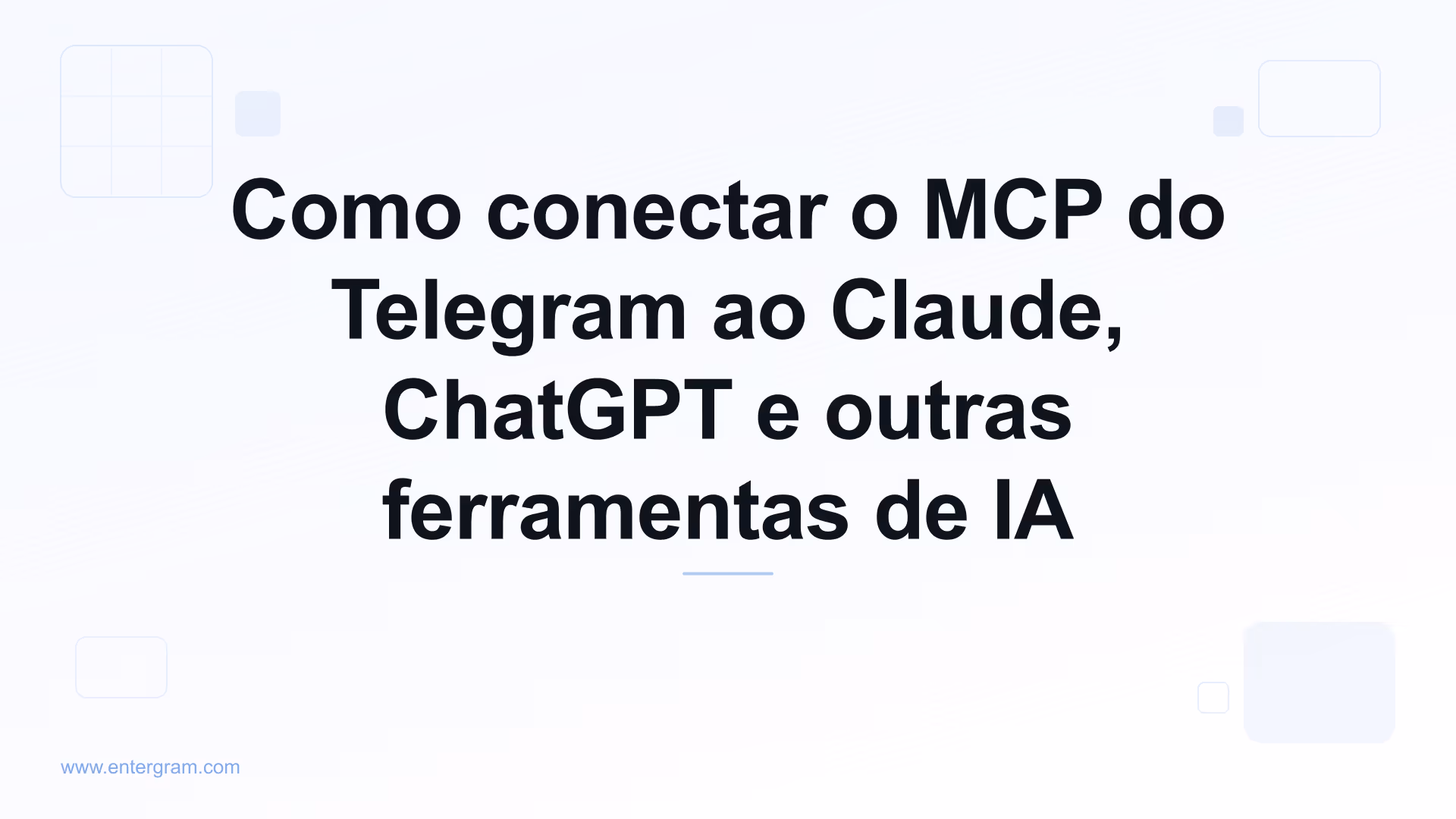 Como conectar o MCP do Telegram ao Claude, ChatGPT e outras ferramentas de IA