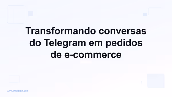 Imagem de card para CRM Telegram para E-Commerce e Social Commerce: transforme conversas em pedidos