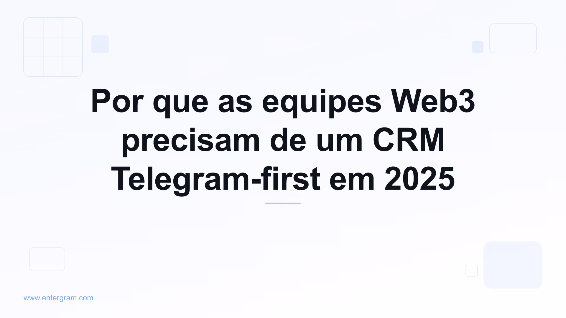 Imagem de card para Por que as equipes Web3 precisam de um CRM Telegram-first em 2025