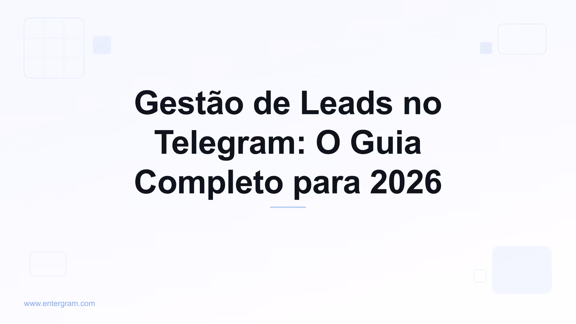 Imagem de capa para o Guia Completo de Gestão de Leads no Telegram