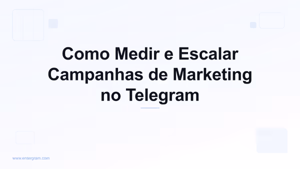 Imagem do card para CRM de Telegram para Times de Marketing e Growth: Meça, Otimize e Escale Campanhas no Telegram