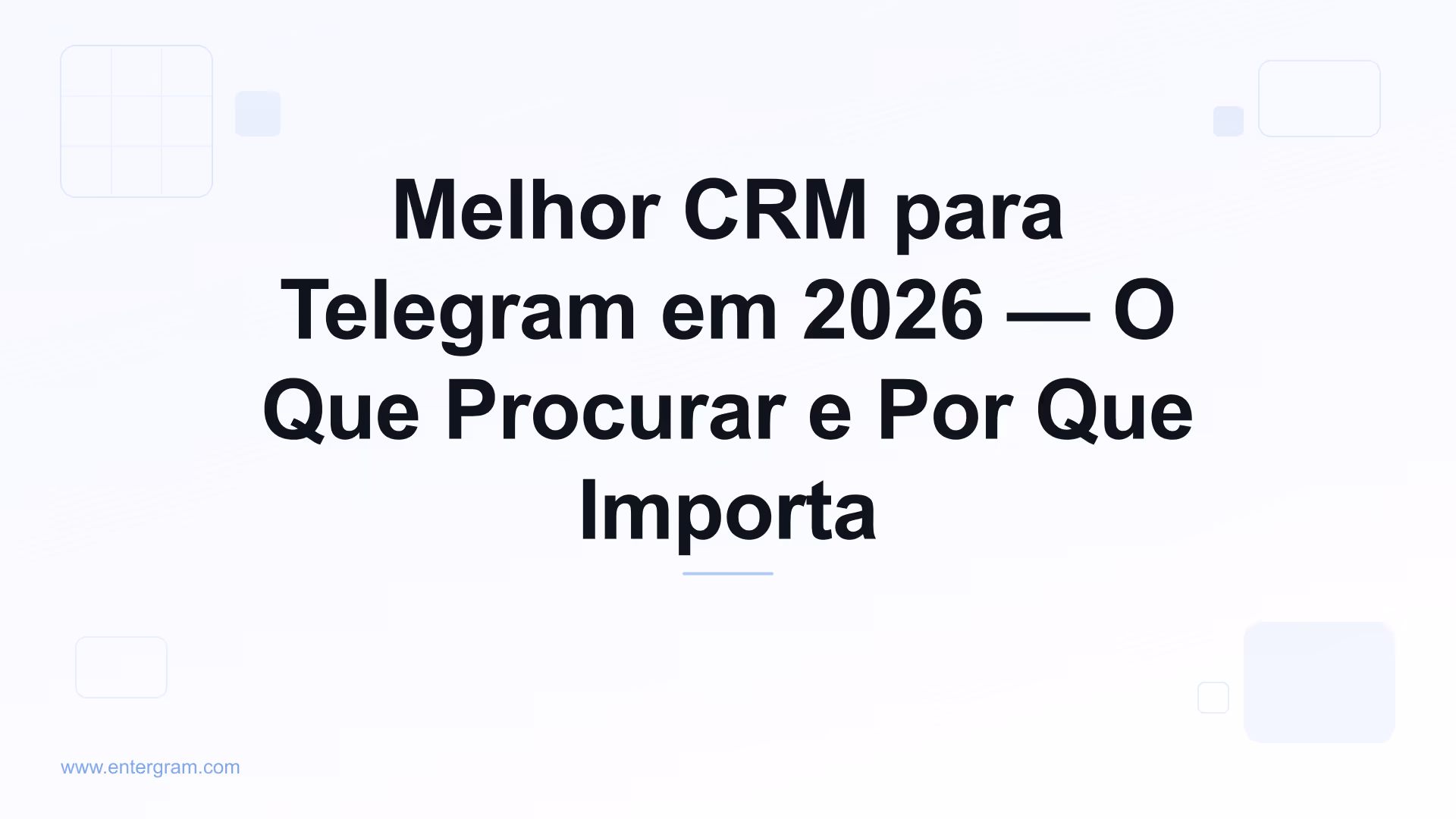 Guia comparativo do melhor CRM para Telegram