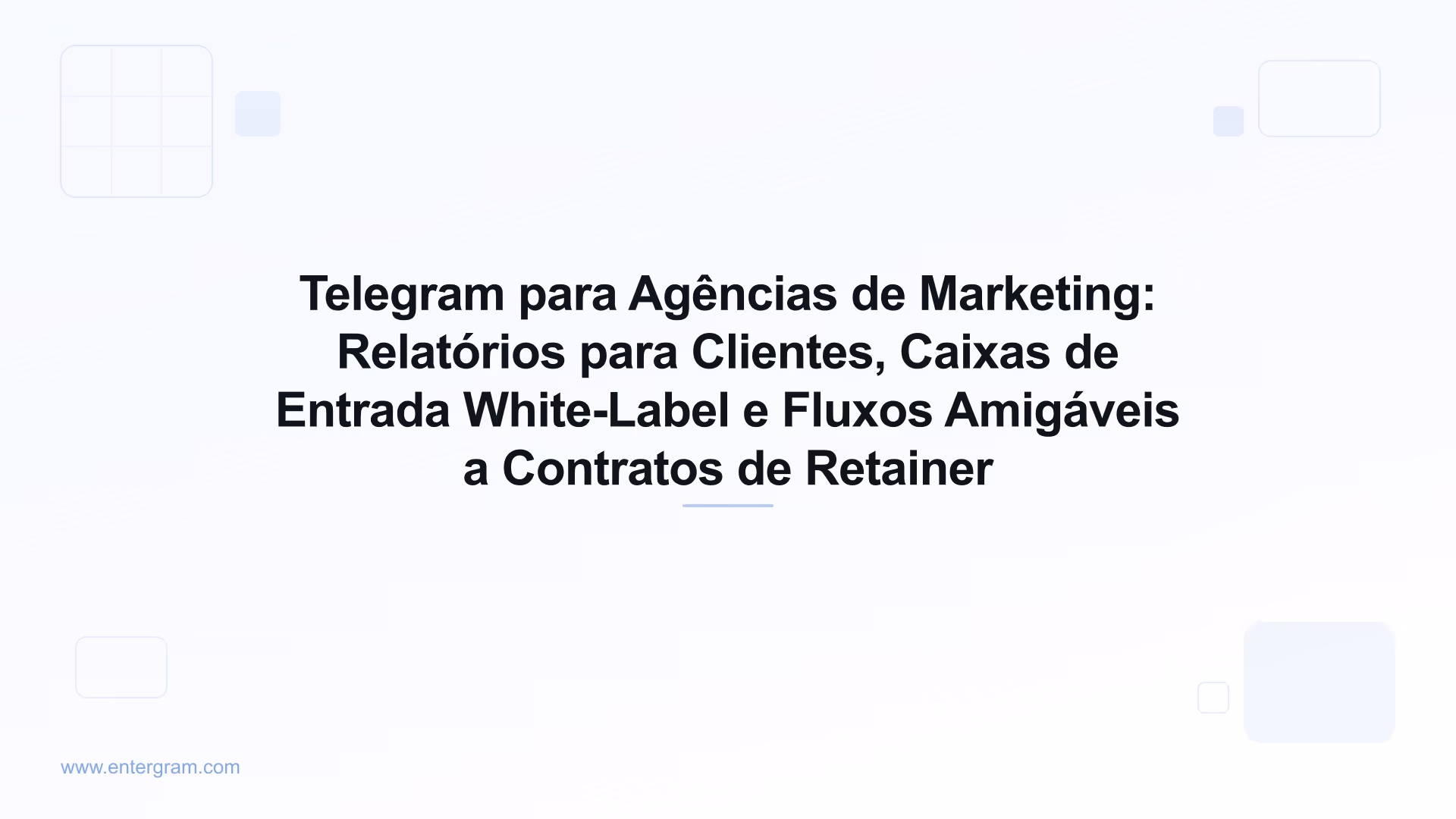 CRM de Telegram para agências de marketing que gerenciam contas de clientes