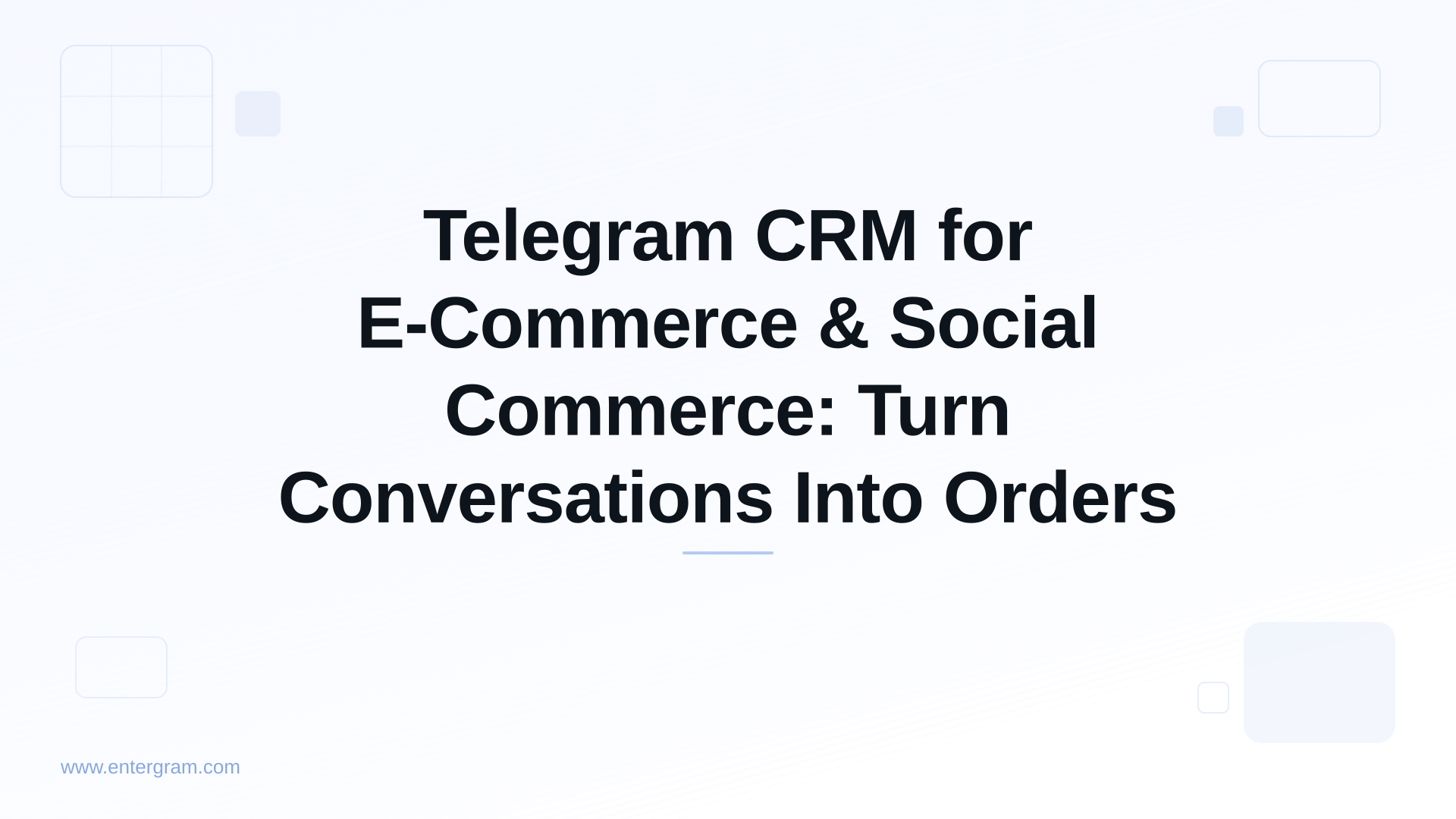 Card image for Telegram CRM for E-Commerce & Social Commerce: Turn Conversations Into Orders