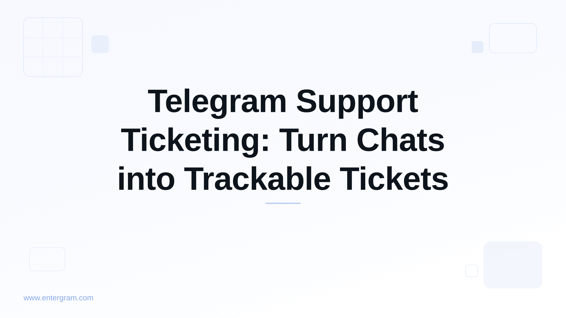 Soporte al cliente para cuentas personales de Telegram con Entergram CRM