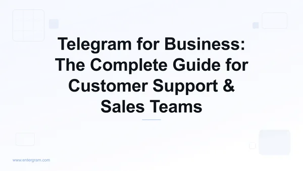 Card image for Telegram for Business: The Complete Guide for Teams