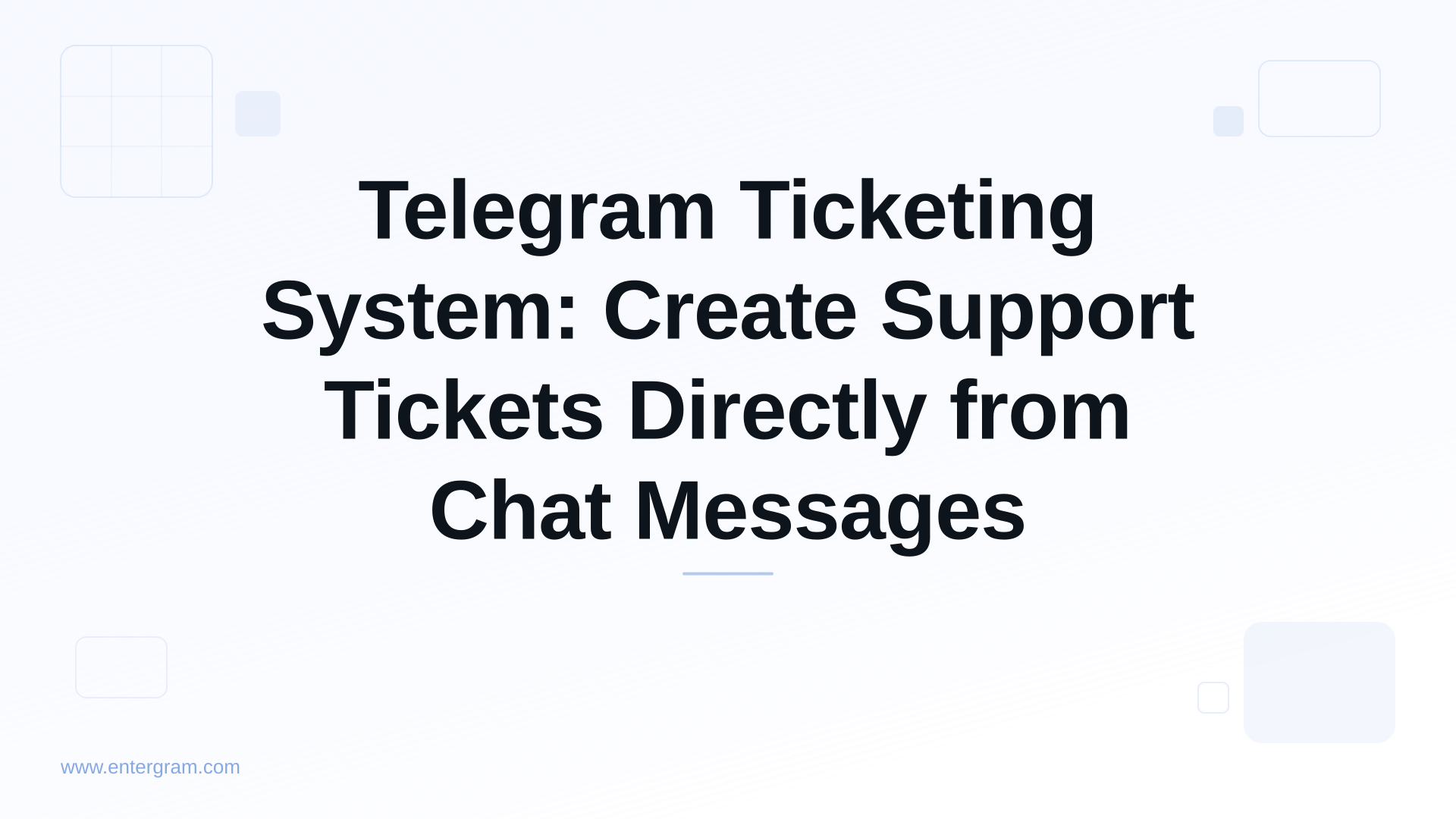Telegram ticketing system creating support tickets from chat messages