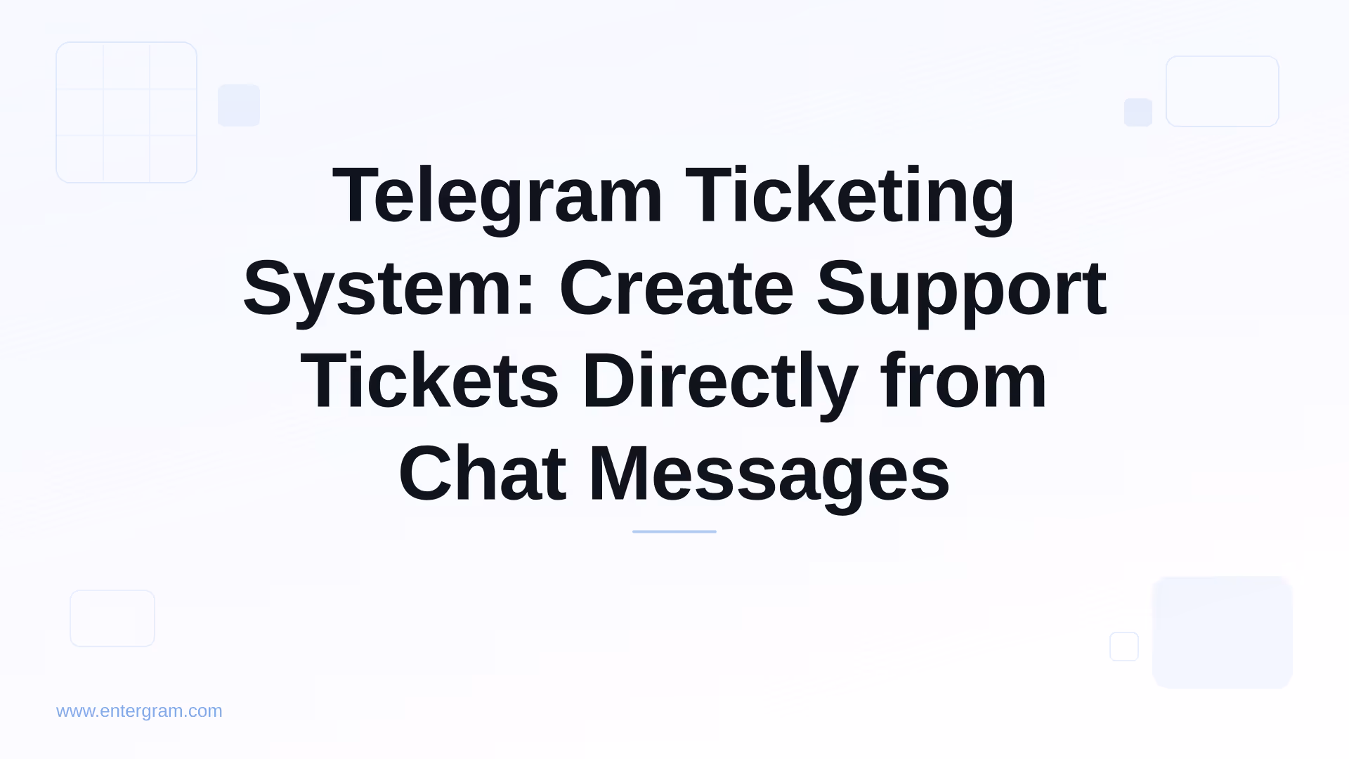 Telegram ticketing system creating support tickets from chat messages