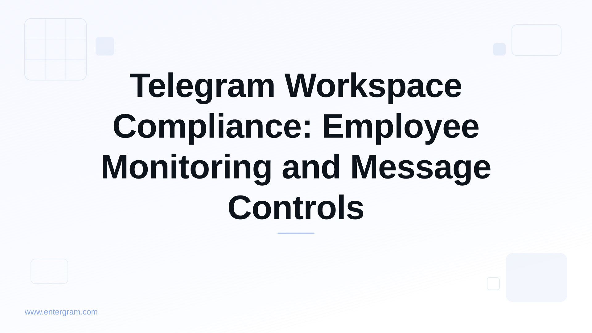 Telegram workspace compliance dashboard with employee monitoring controls