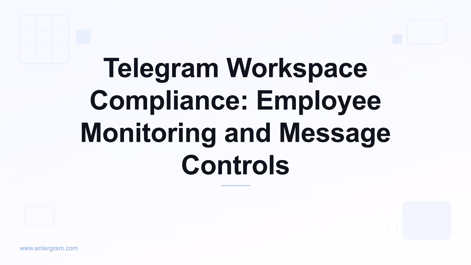 Telegram workspace compliance dashboard with employee monitoring controls