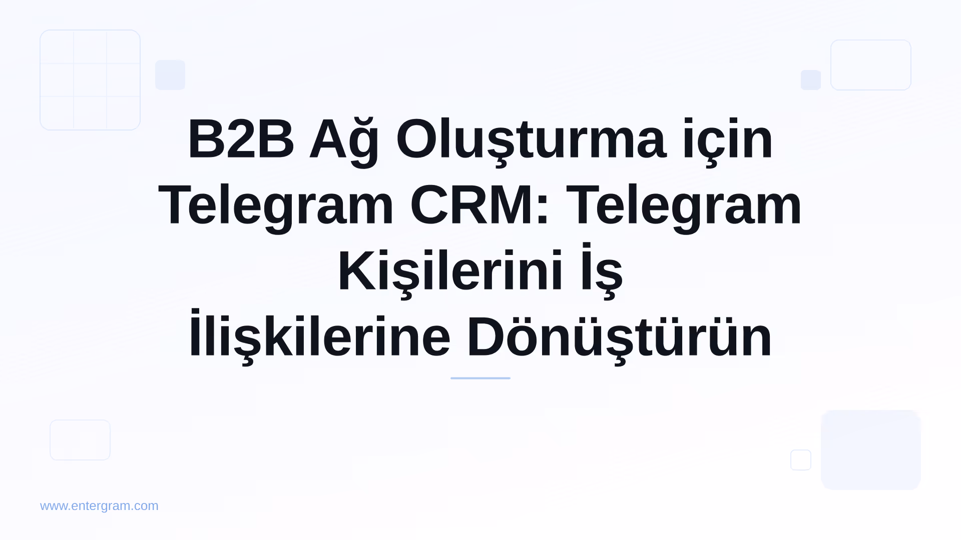 Card image for B2B Ağ Oluşturma için Telegram CRM: Telegram Kişilerini İş İlişkilerine Dönüştürün