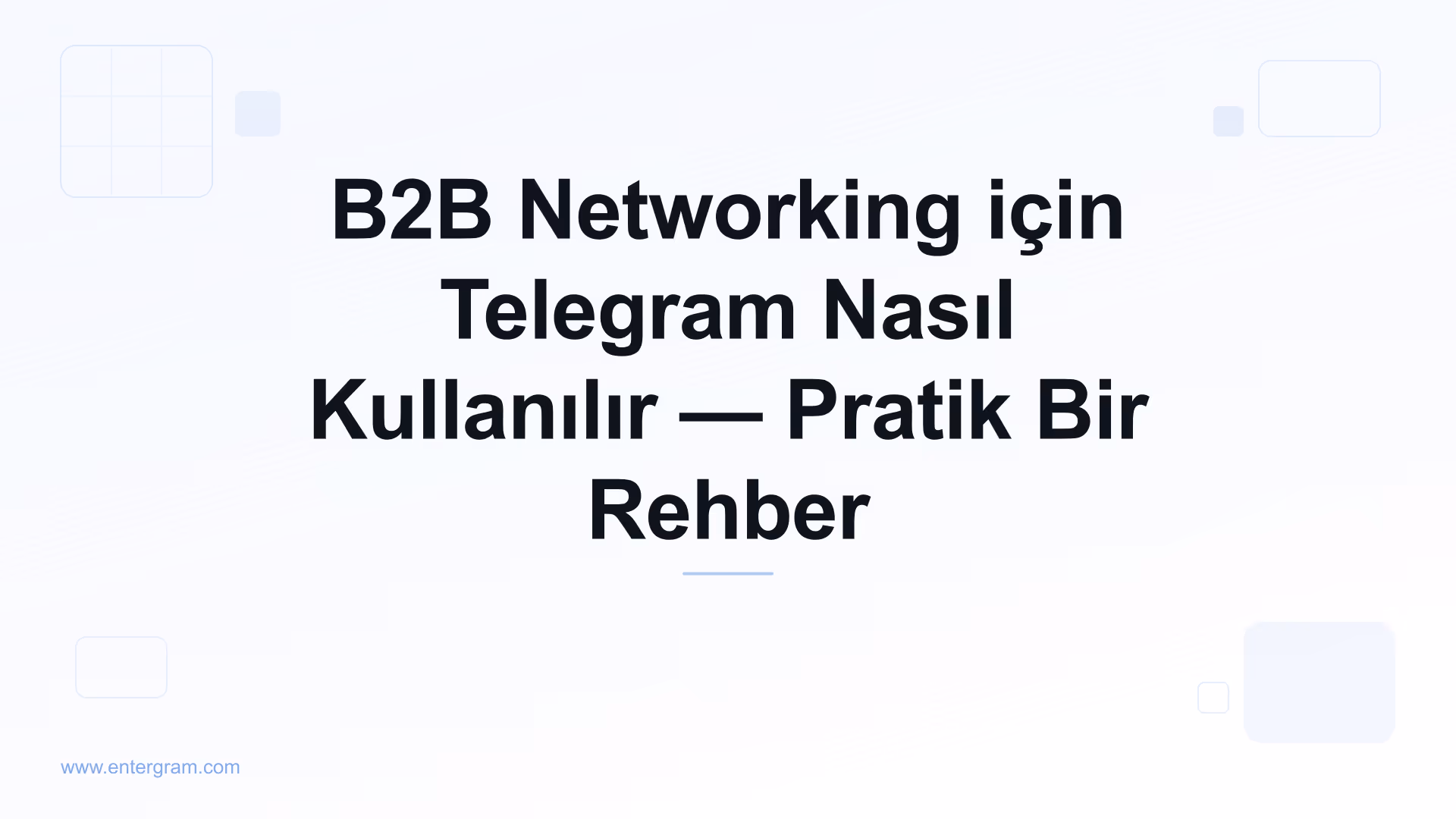 Card image for B2B Ağ Oluşturma için Telegram CRM: Telegram Kişilerini İş İlişkilerine Dönüştürün