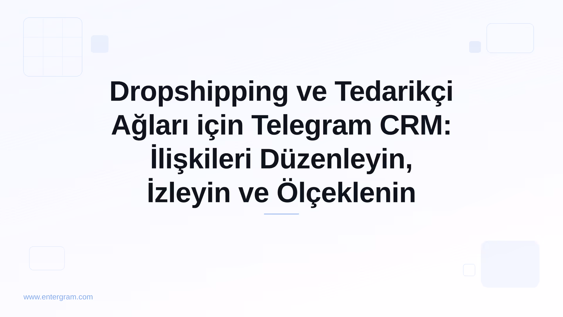 Card image for Dropshipping ve Tedarikçi Ağları için Telegram CRM: İlişkileri Düzenleyin, İzleyin ve Ölçeklenin