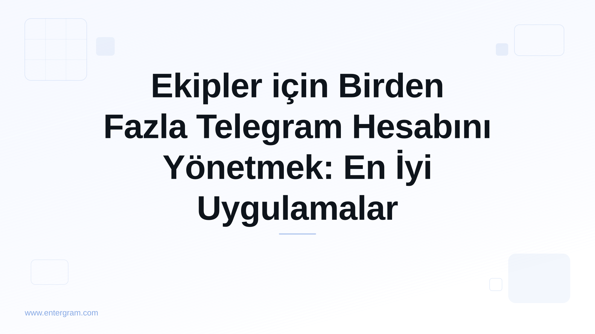 Card image for Ekipler için Birden Fazla Telegram Hesabını Yönetmek: En İyi Uygulamalar