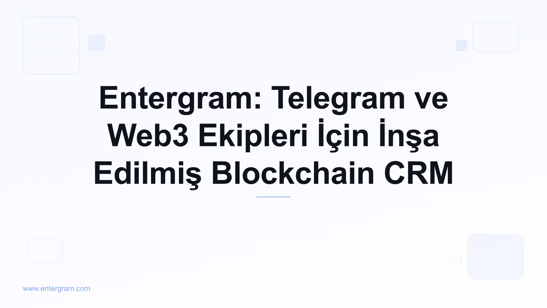 Card image for Entergram: Telegram ve Web3 Ekipleri İçin İnşa Edilmiş Blockchain CRM