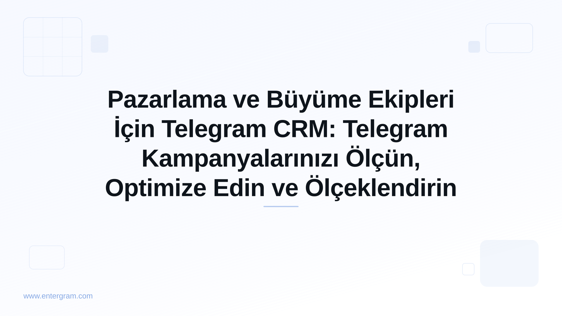 Card image for Pazarlama ve Büyüme Ekipleri İçin Telegram CRM: Telegram Kampanyalarınızı Ölçün, Optimize Edin ve Ölçeklendirin