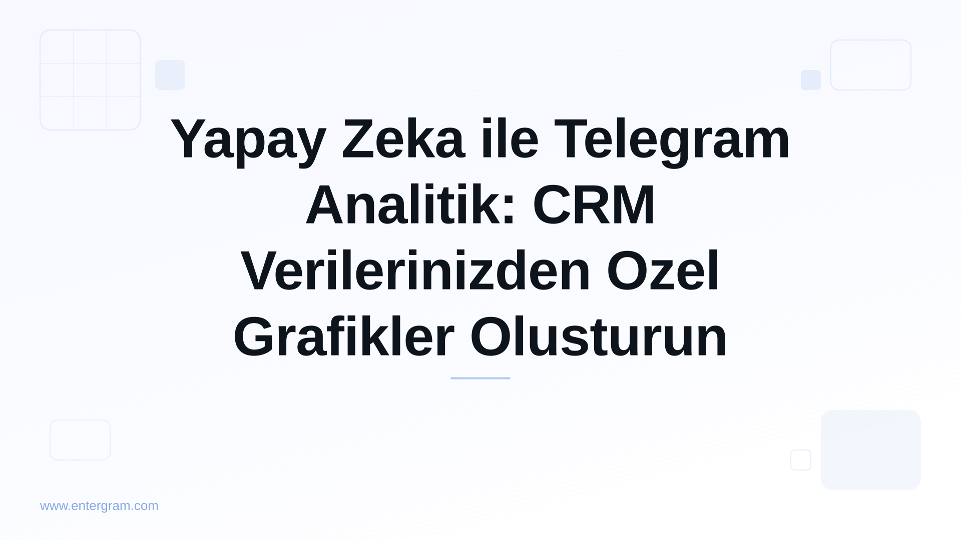Telegram CRM verilerinden ozel grafikler olusturan AI destekli analitik panosu