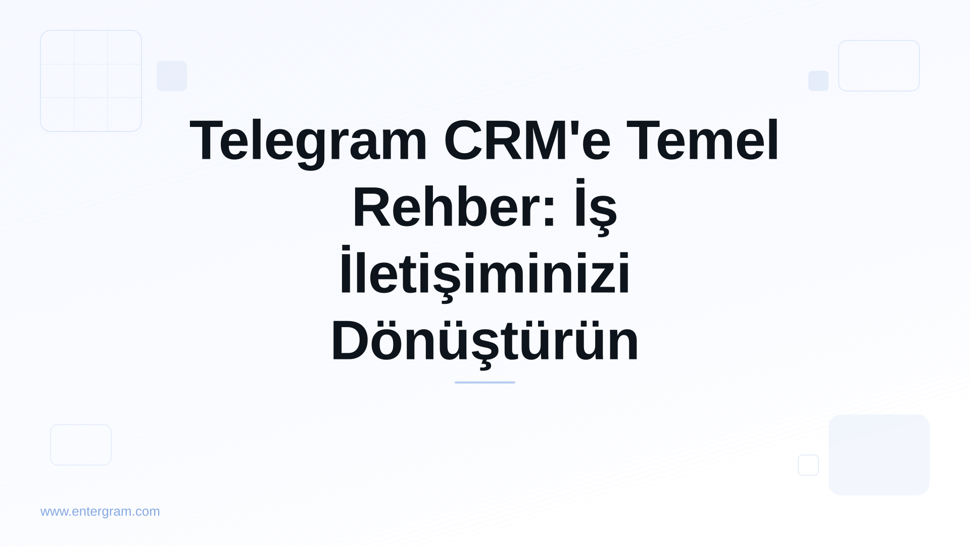 Card image for Telegram CRM'e Temel Rehber: İş İletişiminizi Dönüştürün