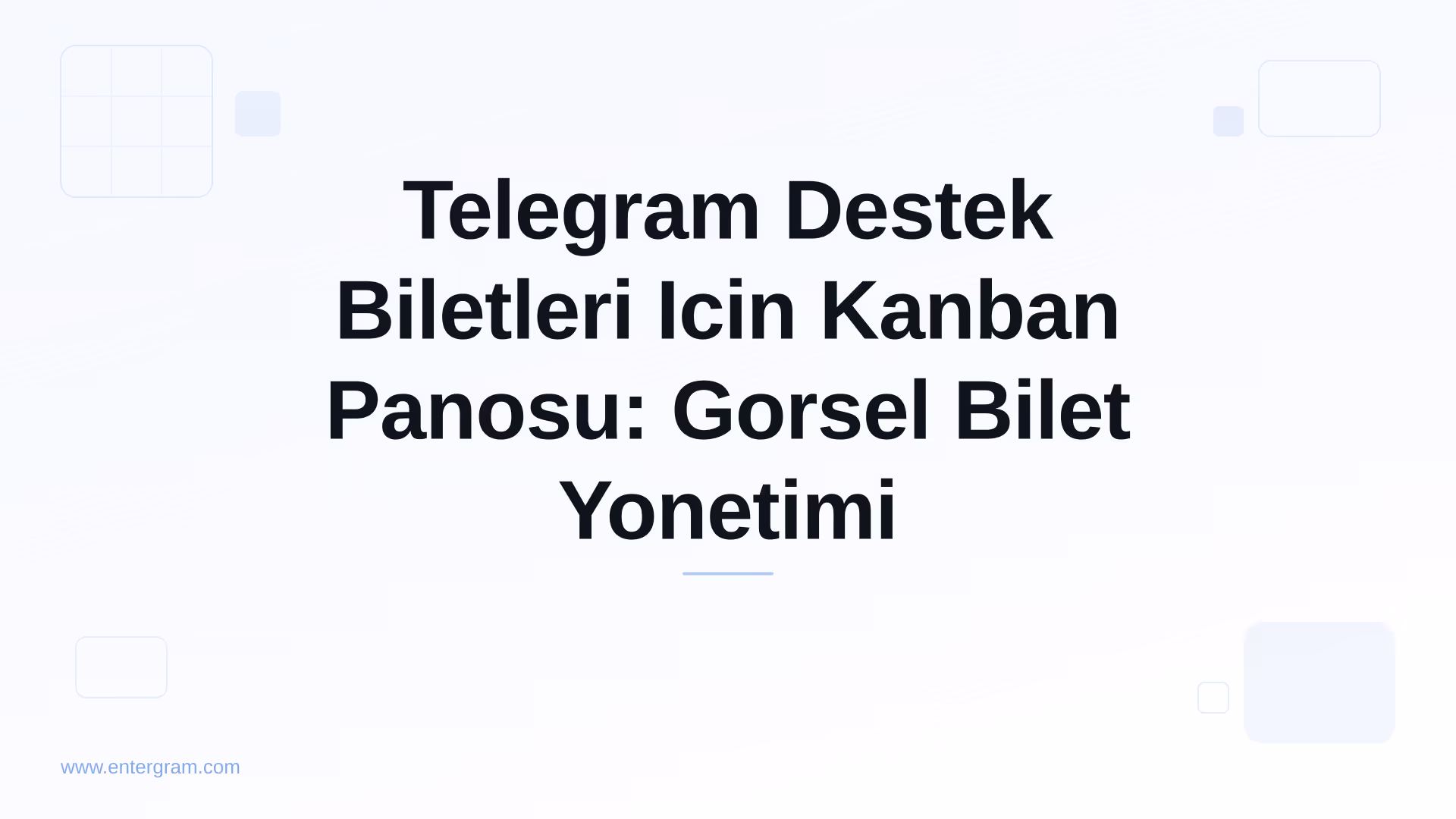 Telegram destek biletlerini yonetmek icin Kanban panosu gorunumu