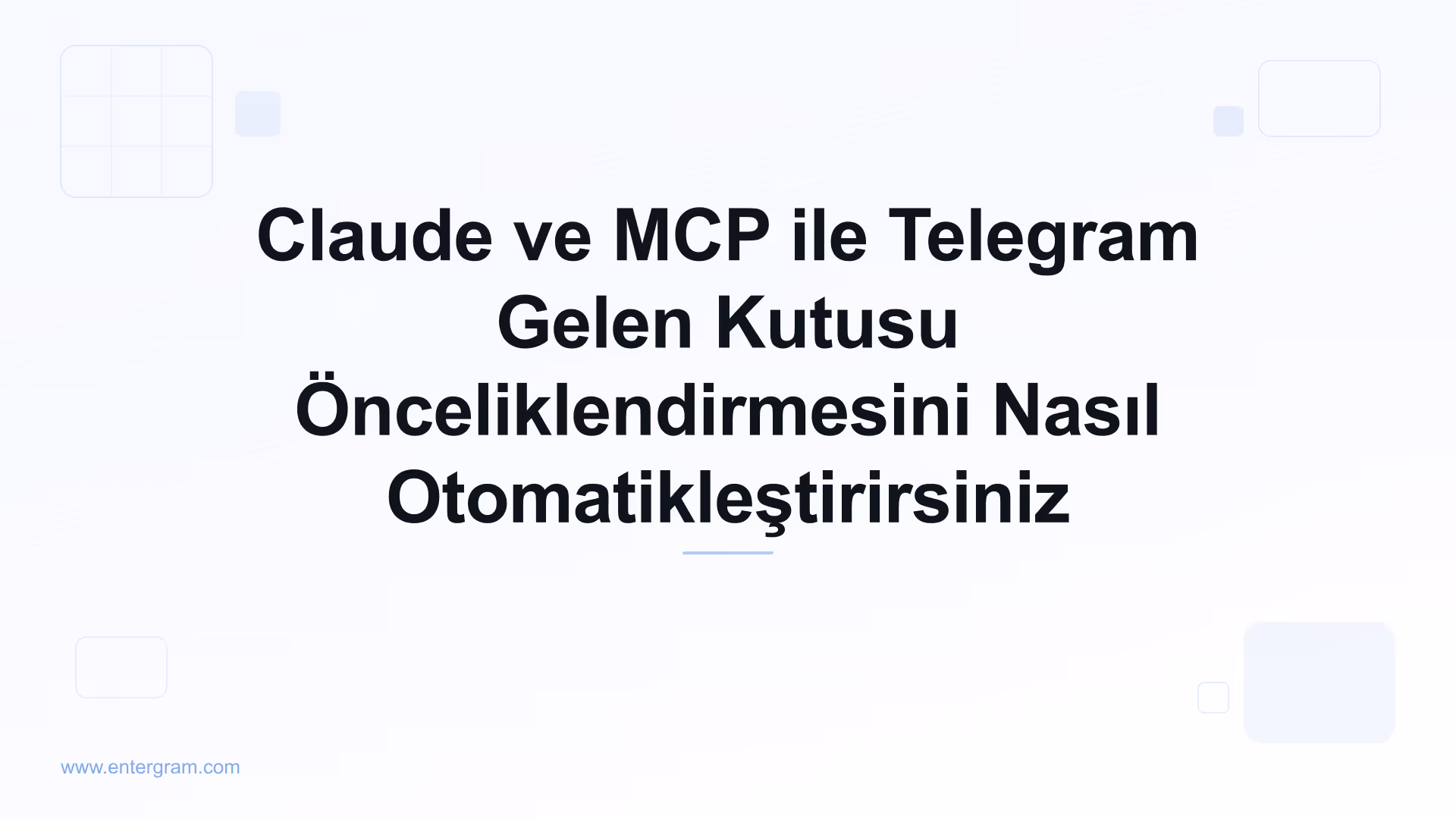 Claude MCP ile Telegram gelen kutusu önceliklendirmesini otomatikleştirin