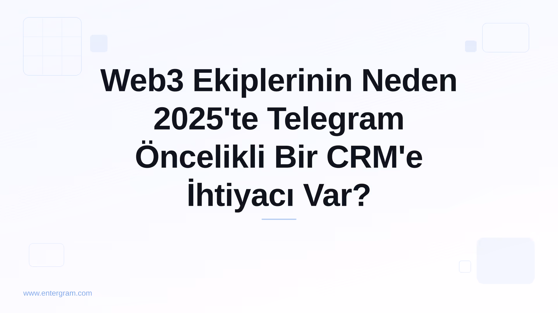 Card image for Web3 Ekiplerinin Neden 2025'te Telegram Öncelikli Bir CRM'e İhtiyacı Var?