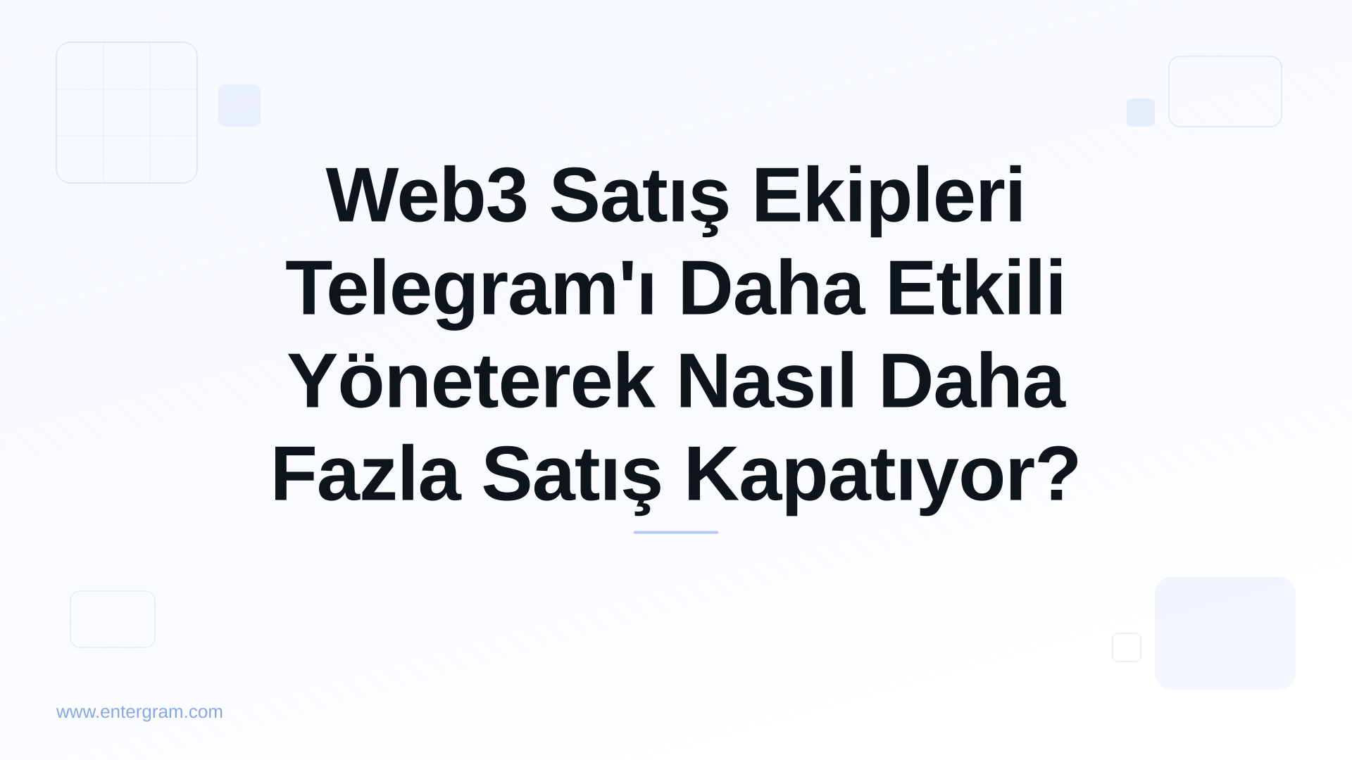 Card image for Web3 Satış Ekipleri Telegram'ı Daha Etkili Yöneterek Nasıl Daha Fazla Satış Kapatıyor?