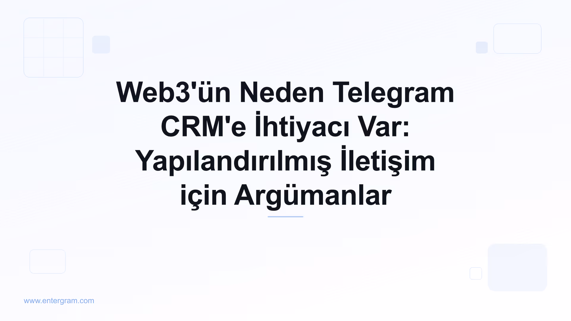 Card image for Web3'ün Neden Telegram CRM'e İhtiyacı Var: Yapılandırılmış İletişim için Argümanlar