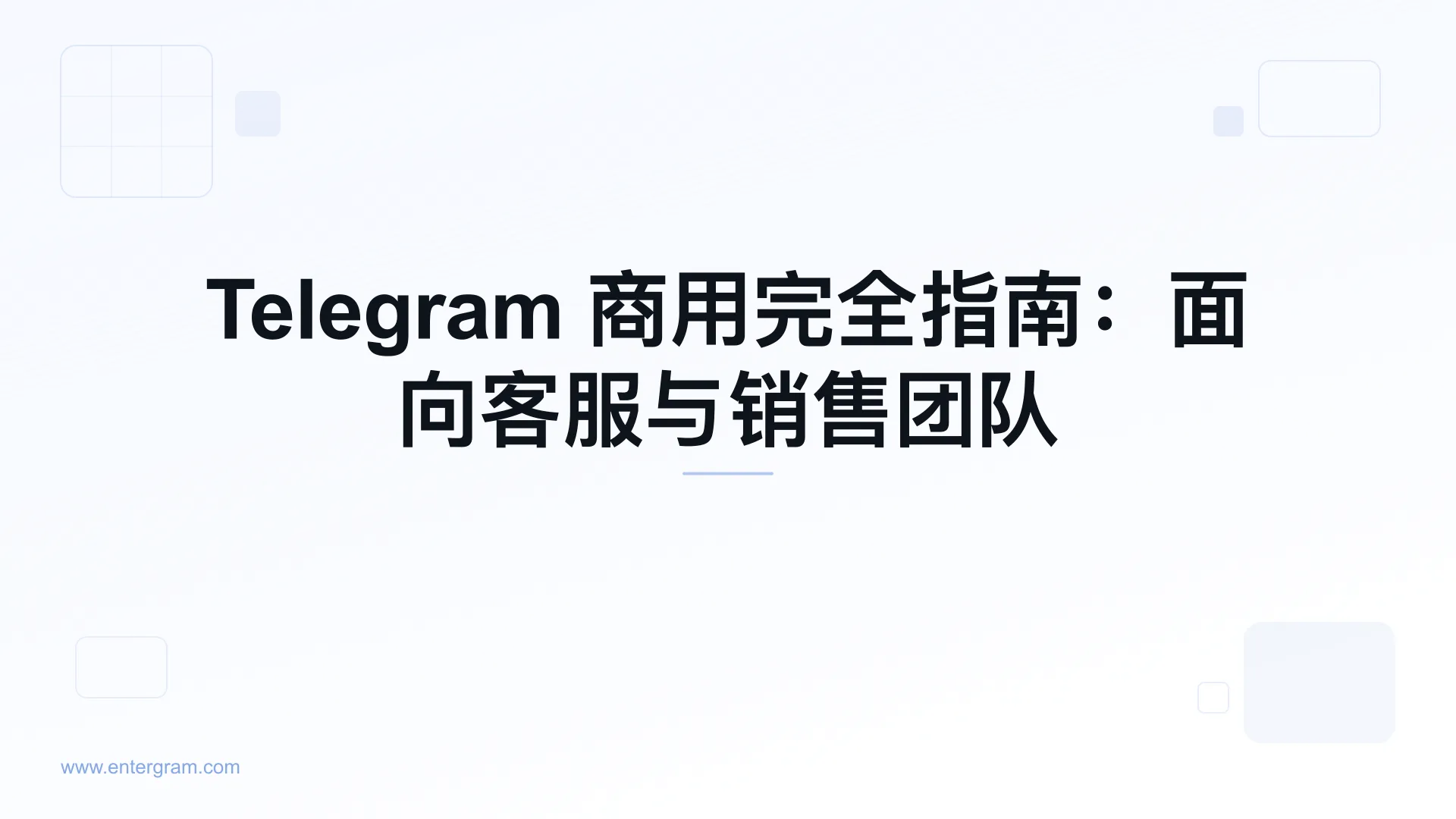 《Telegram 商用:团队完全指南》配图