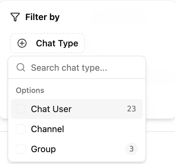 Create Filters for Telegram CRM