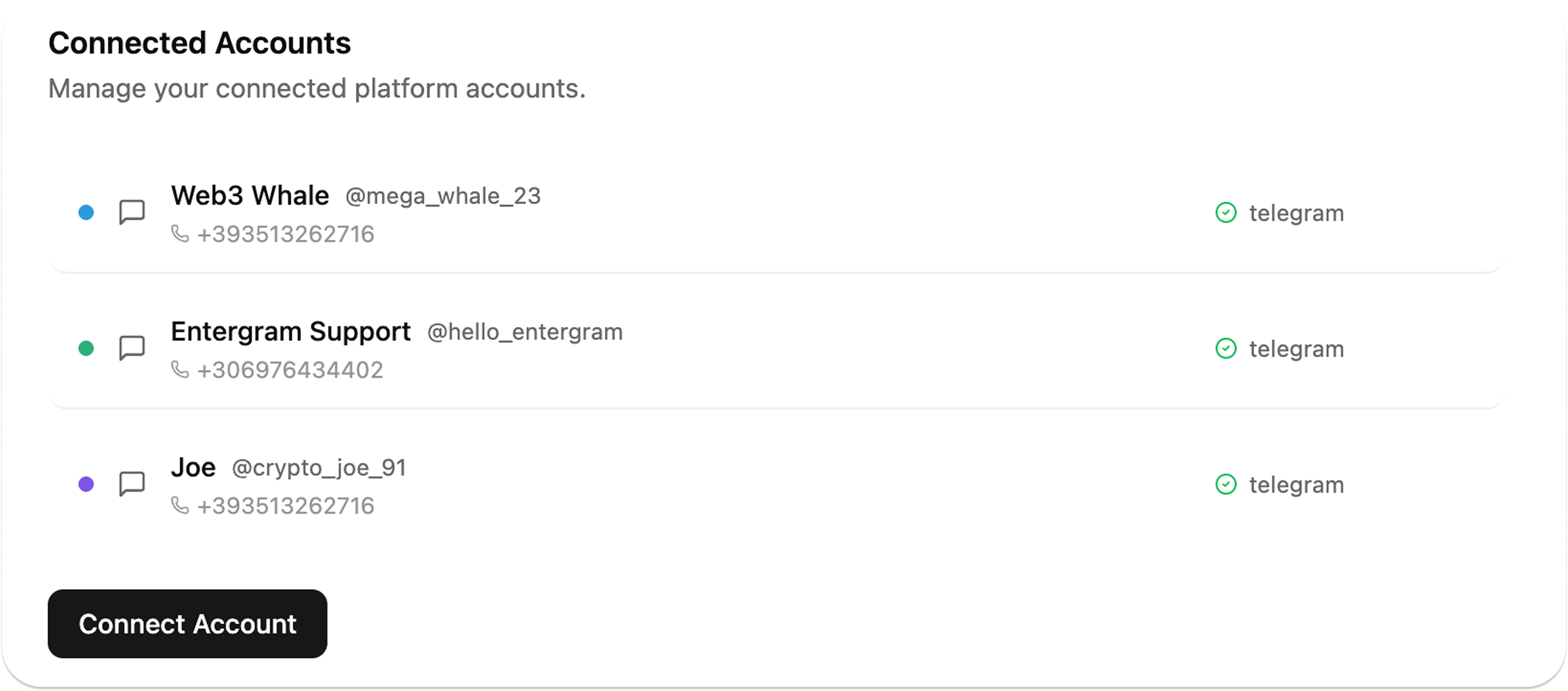Multiple Telegram Accounts