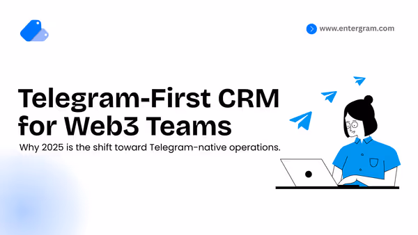 CRM específicamente para comunidades de Telegram y web3